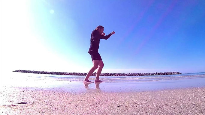François Guilbert : SHADOW ROUTINE 38 moves outdoor beach training reathletisation motor coordination Do Sports Academy HD